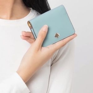 Kate Spade Leather Nadine Slim Bi-Fold Card Holder